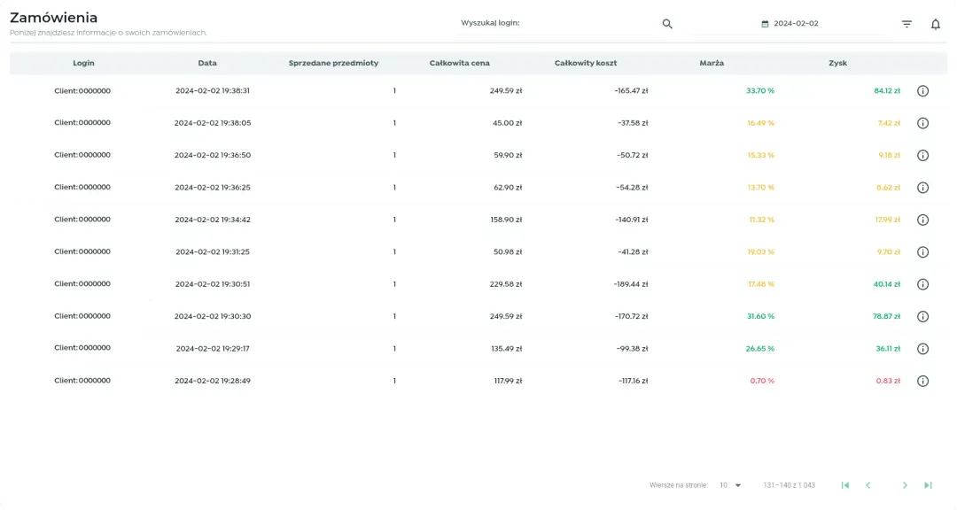 Nowe ikony w interfejsie Hodafy